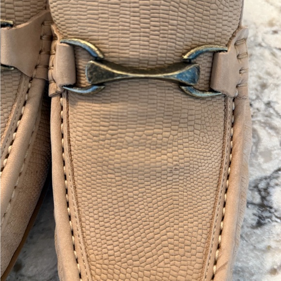 Donald J. Pliner Beige Loafers with Metal Accent main image 7